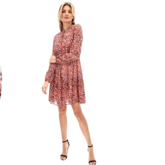 Rino & Pelle Aldona Dress- Long Sleeve Pink Dress- Size 36 - Picture 3 of 15